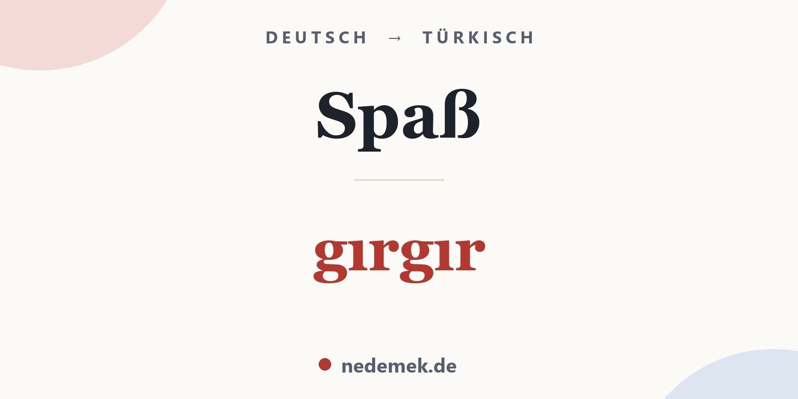 Spaß auf Türkisch: gırgır