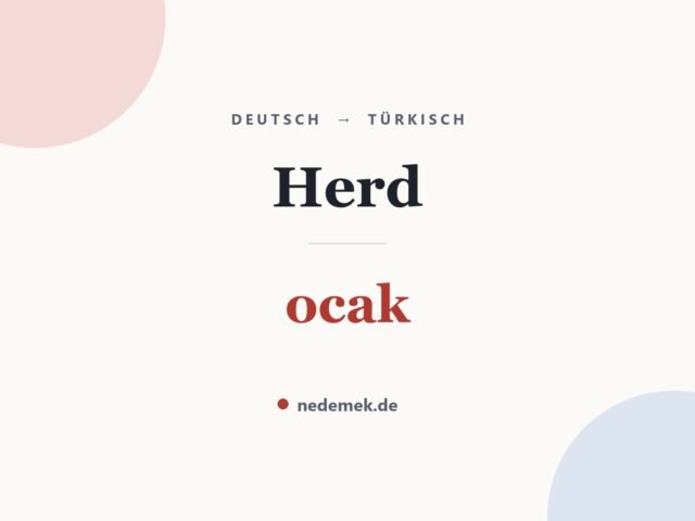 Herd auf Türkisch: ocak