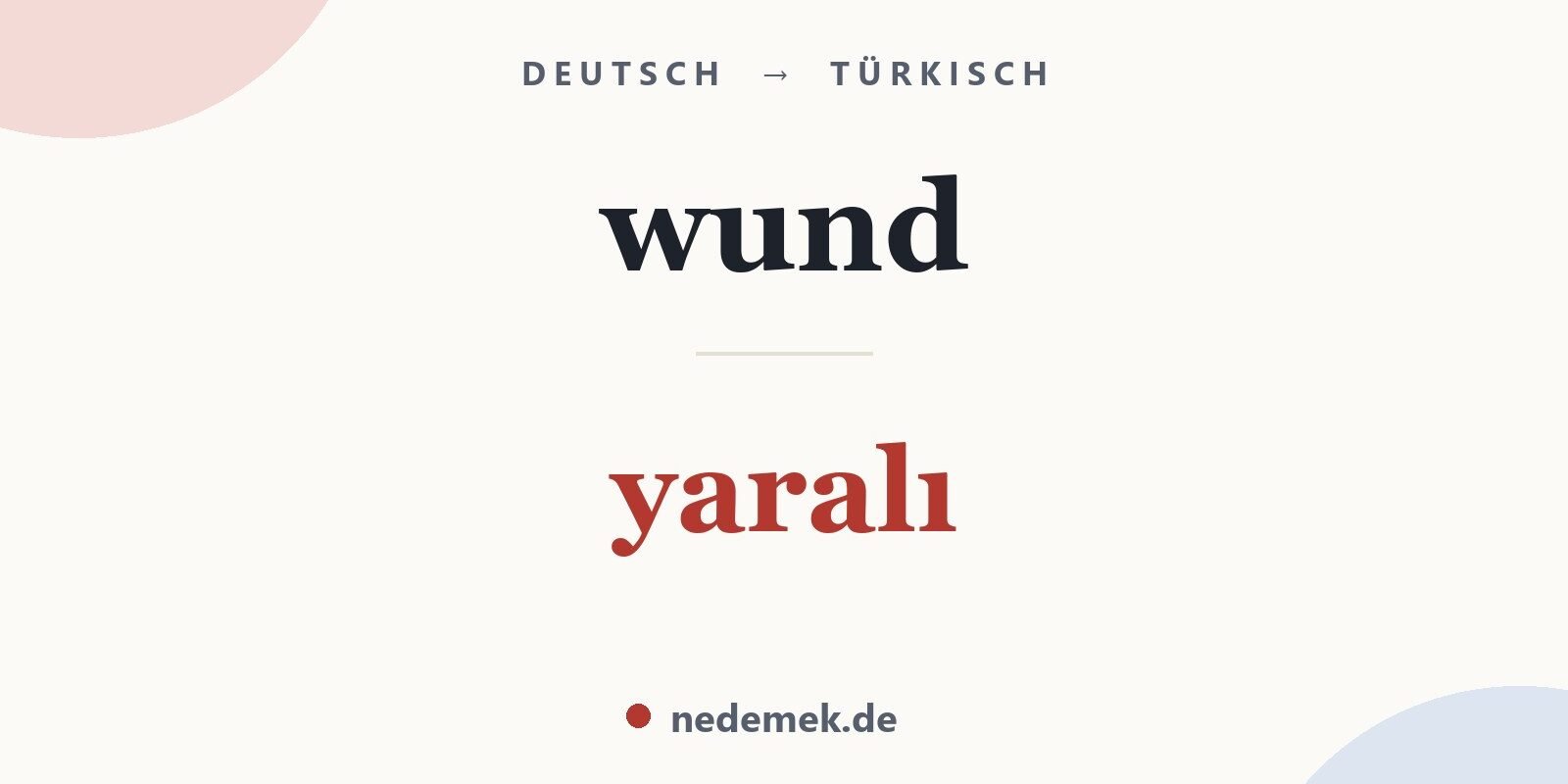 wund auf Türkisch: yaralı