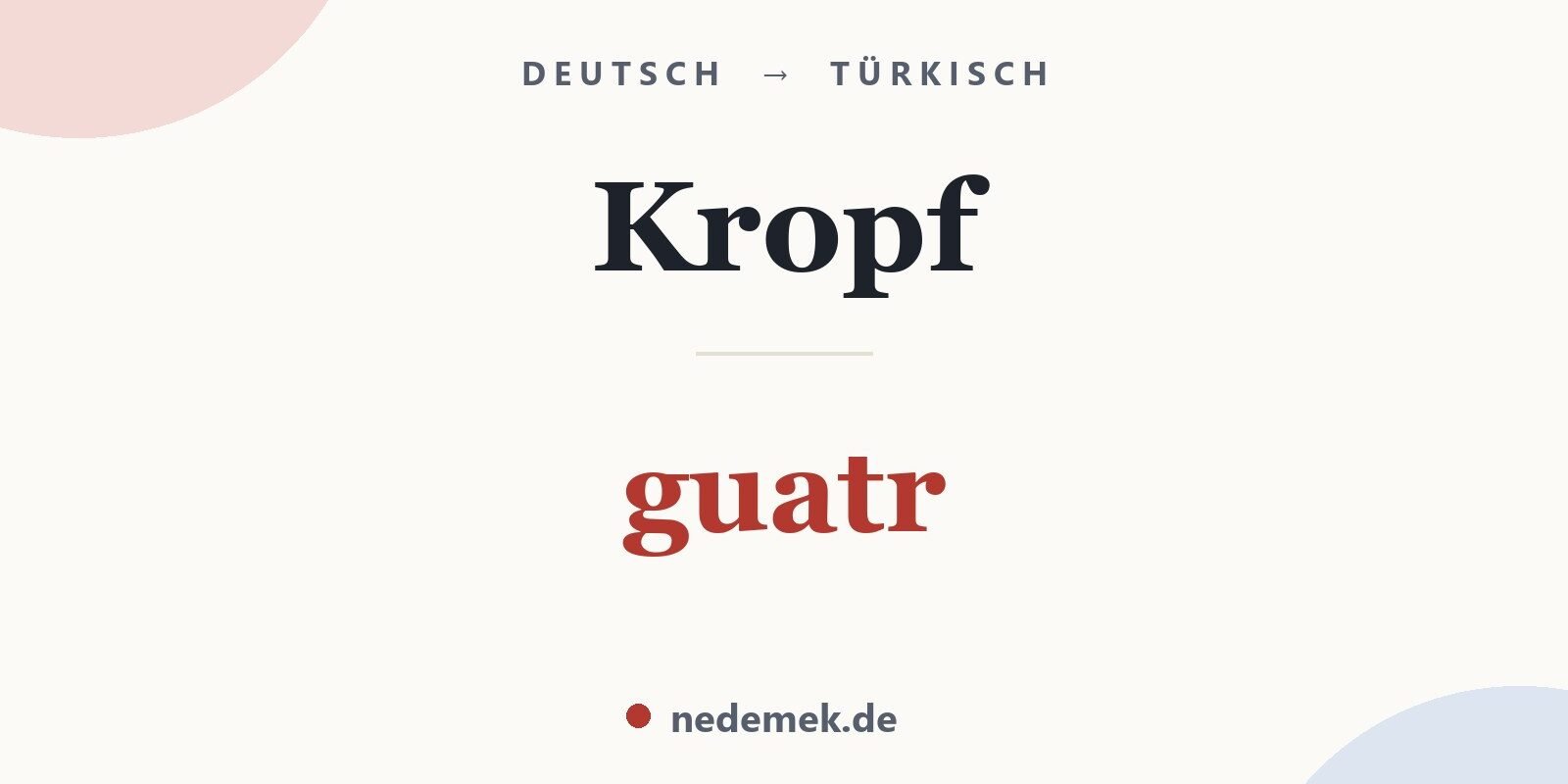 Kropf auf Türkisch: guatr