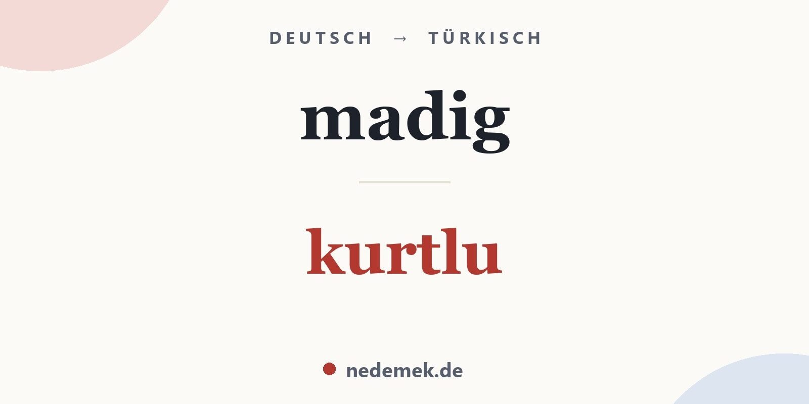 madig auf Türkisch: kurtlu