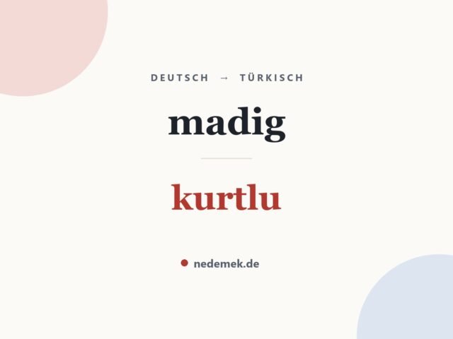 madig auf Türkisch: kurtlu