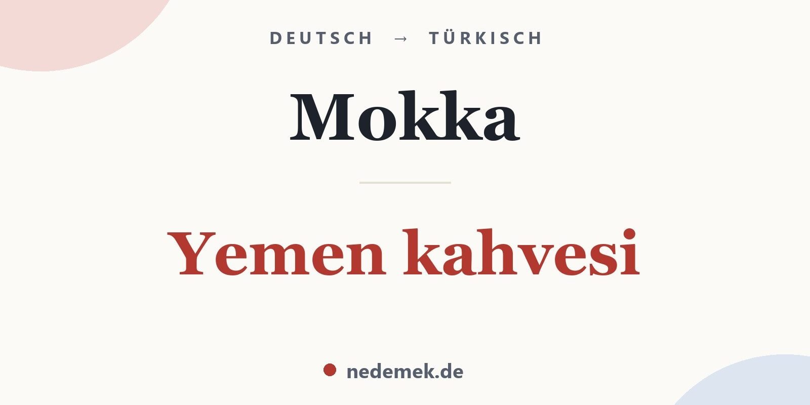 Mokka auf Türkisch: Yemen kahvesi