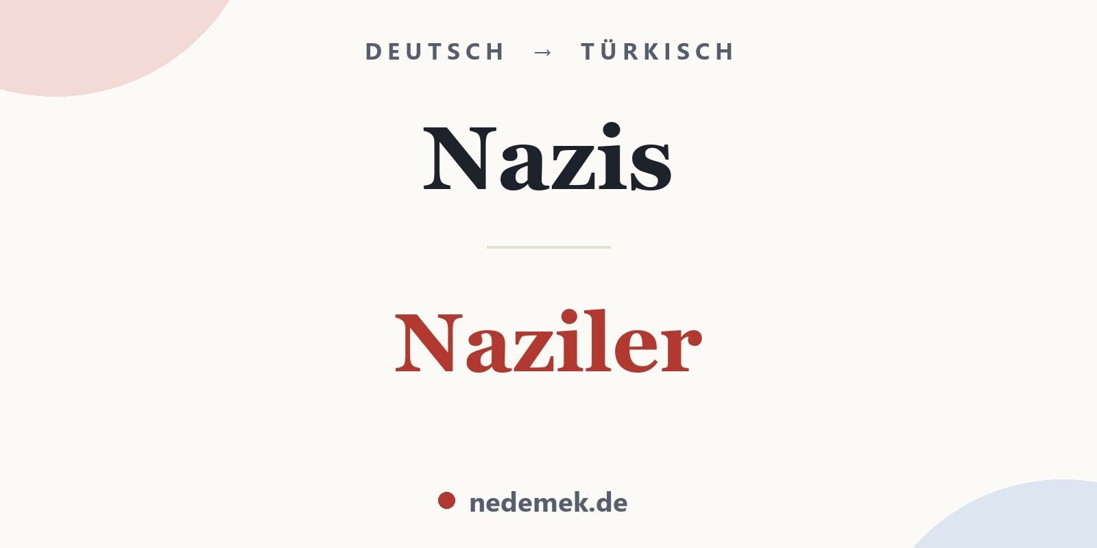 Nazis auf Türkisch: Naziler