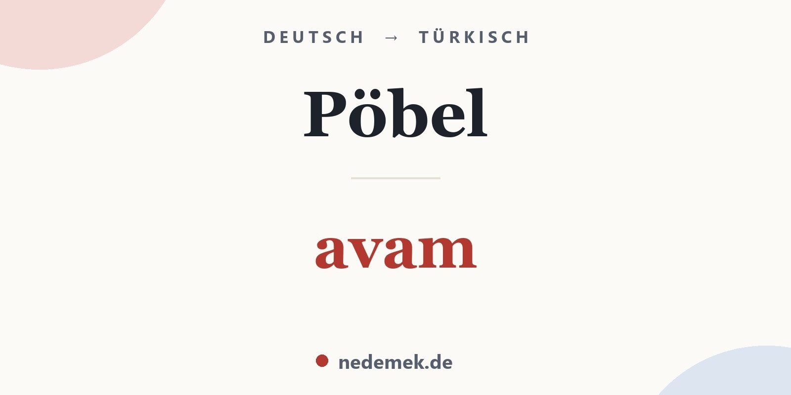 Pöbel auf Türkisch: avam
