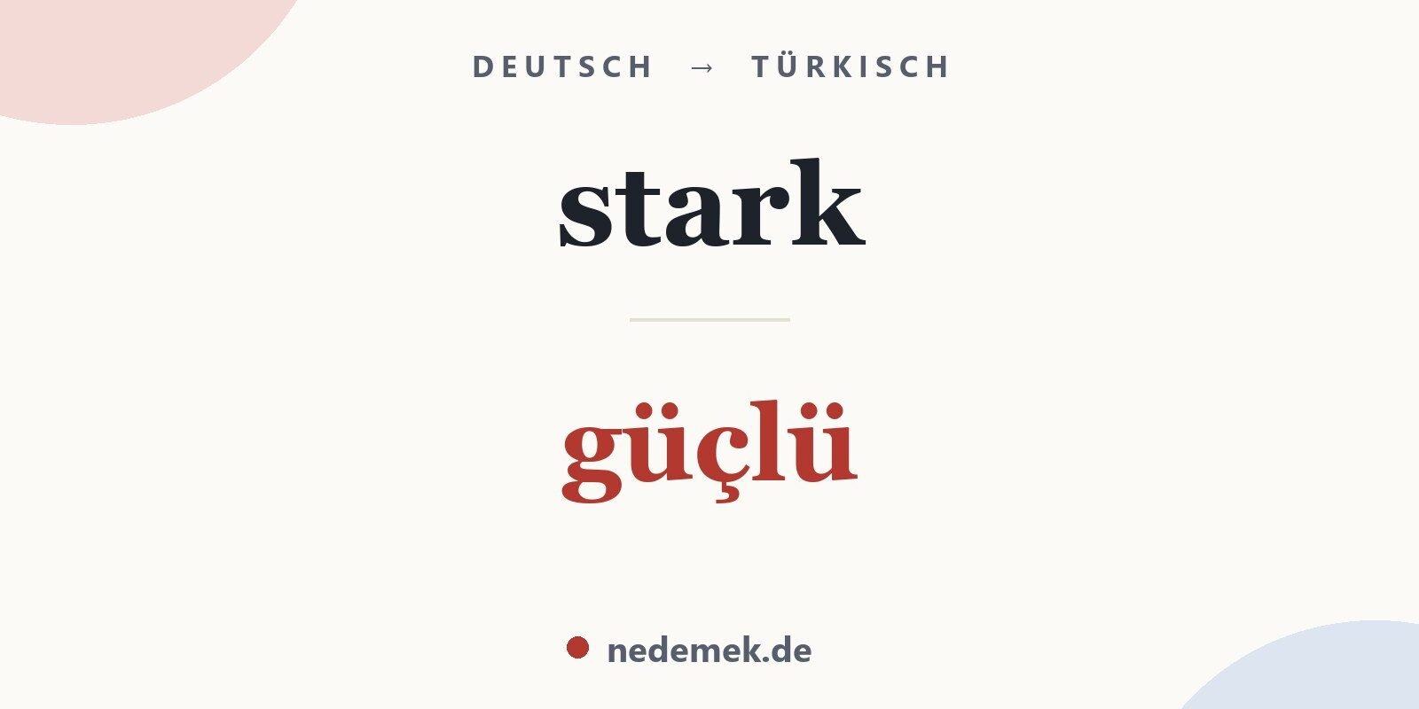 stark auf Türkisch: güçlü