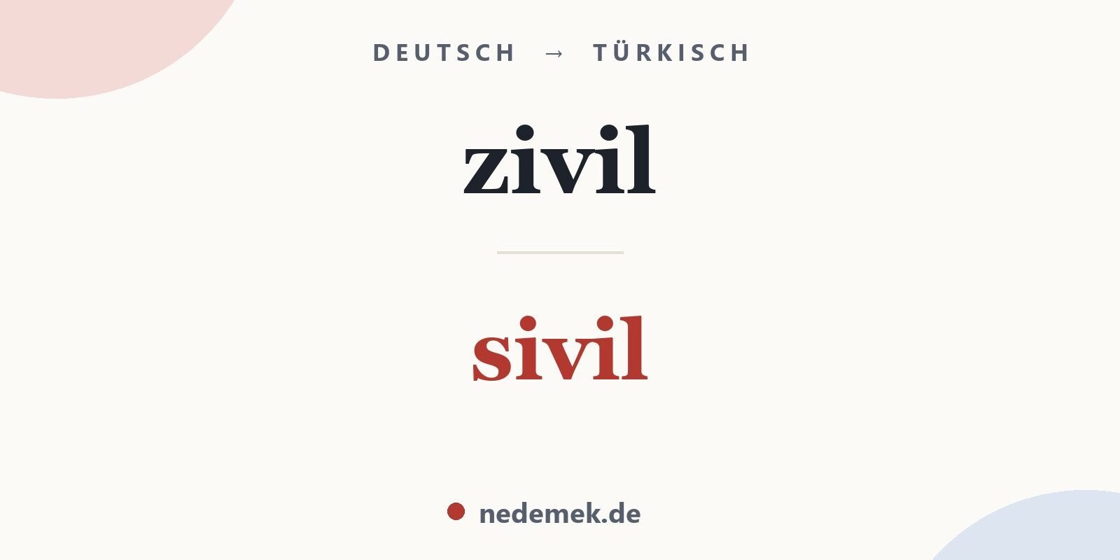 zivil auf Türkisch: sivil
